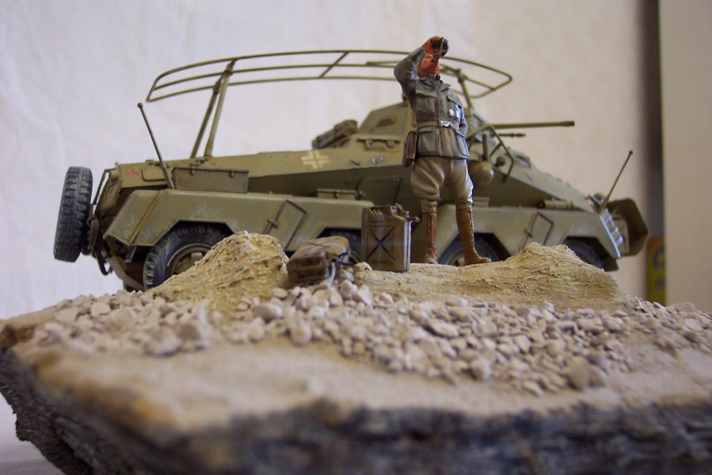 Sd.Kfz 232, Soif dans le désert - Tamiya 1/35 Sdkfz23202